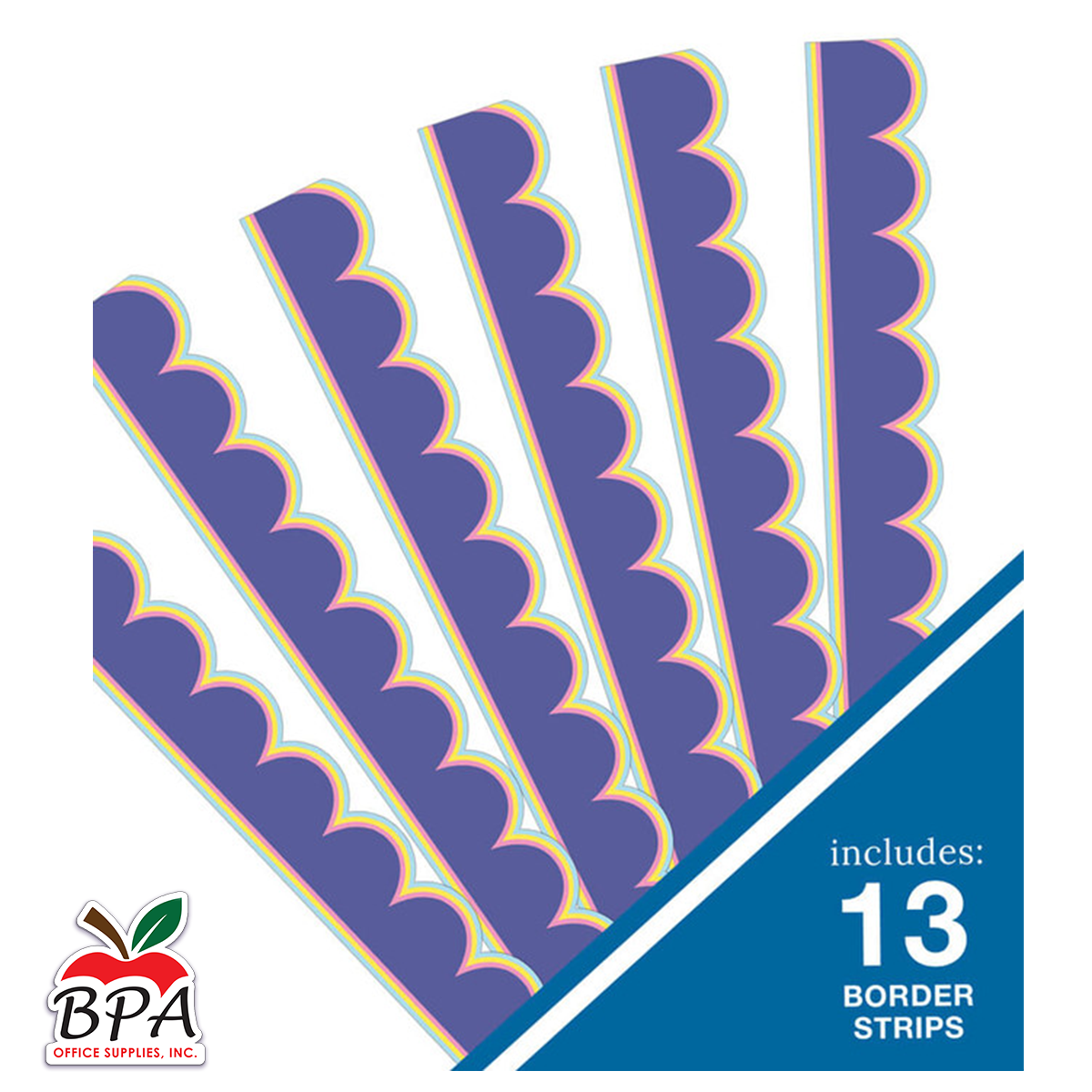 Carson Dellosa •  Borde "We Stick Together - Purple Burst"